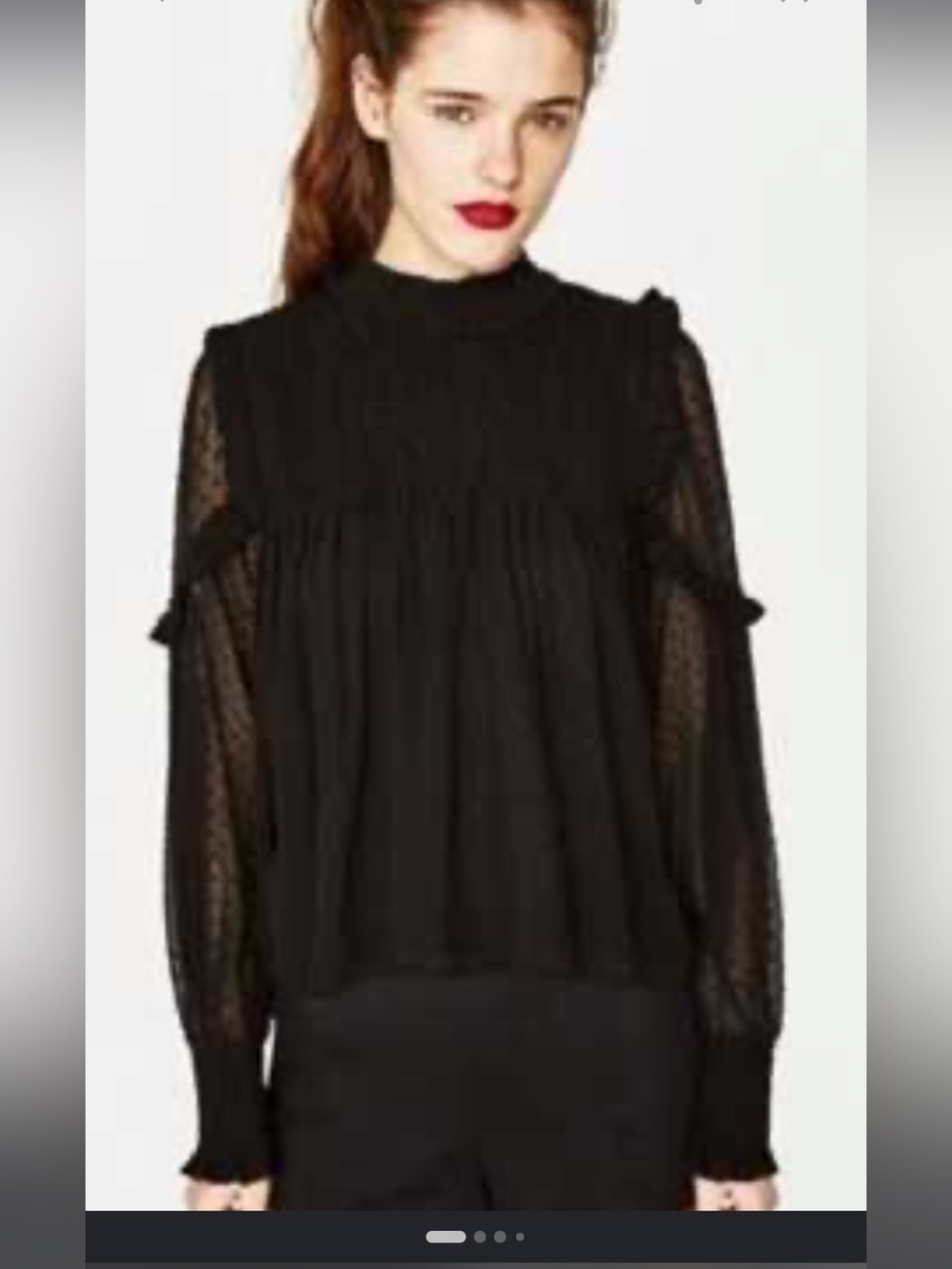 Zara Blouse (free gift with purchase)